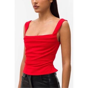 Miaou Imogene Corset in Red
